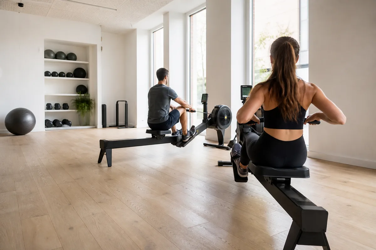 Séance de rameur : le cardio le plus complet